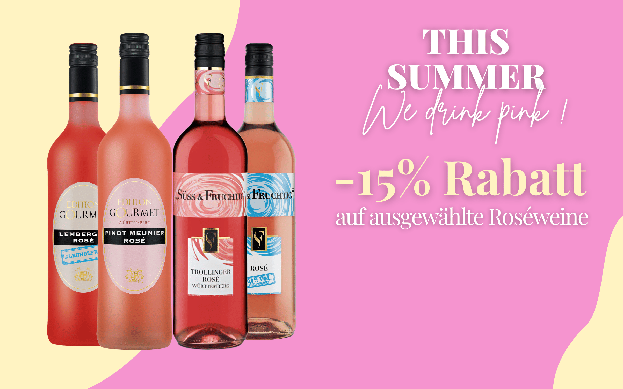 WZG Ausgewählte Roséweine Rabattaktion
